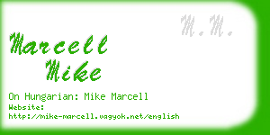 marcell mike business card